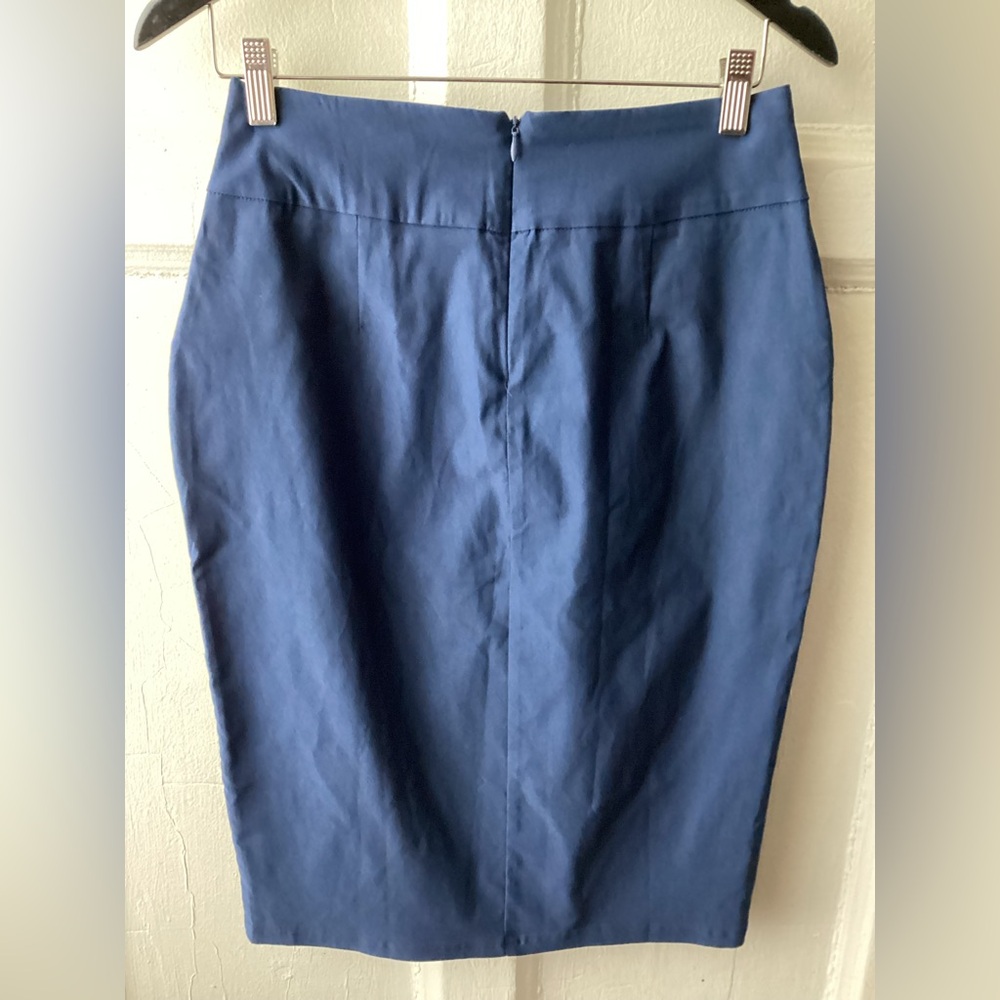 Grace Karin Blue Pencil Skirt Knee-Length Workwear - Picture 5 of 9